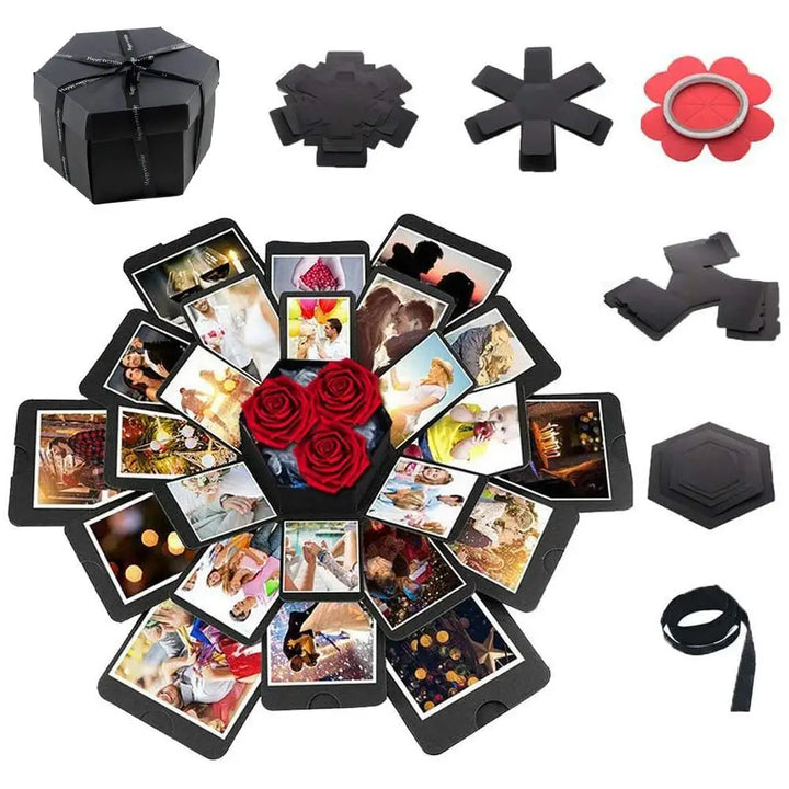 DIY Explosion Photo Album Gift Box