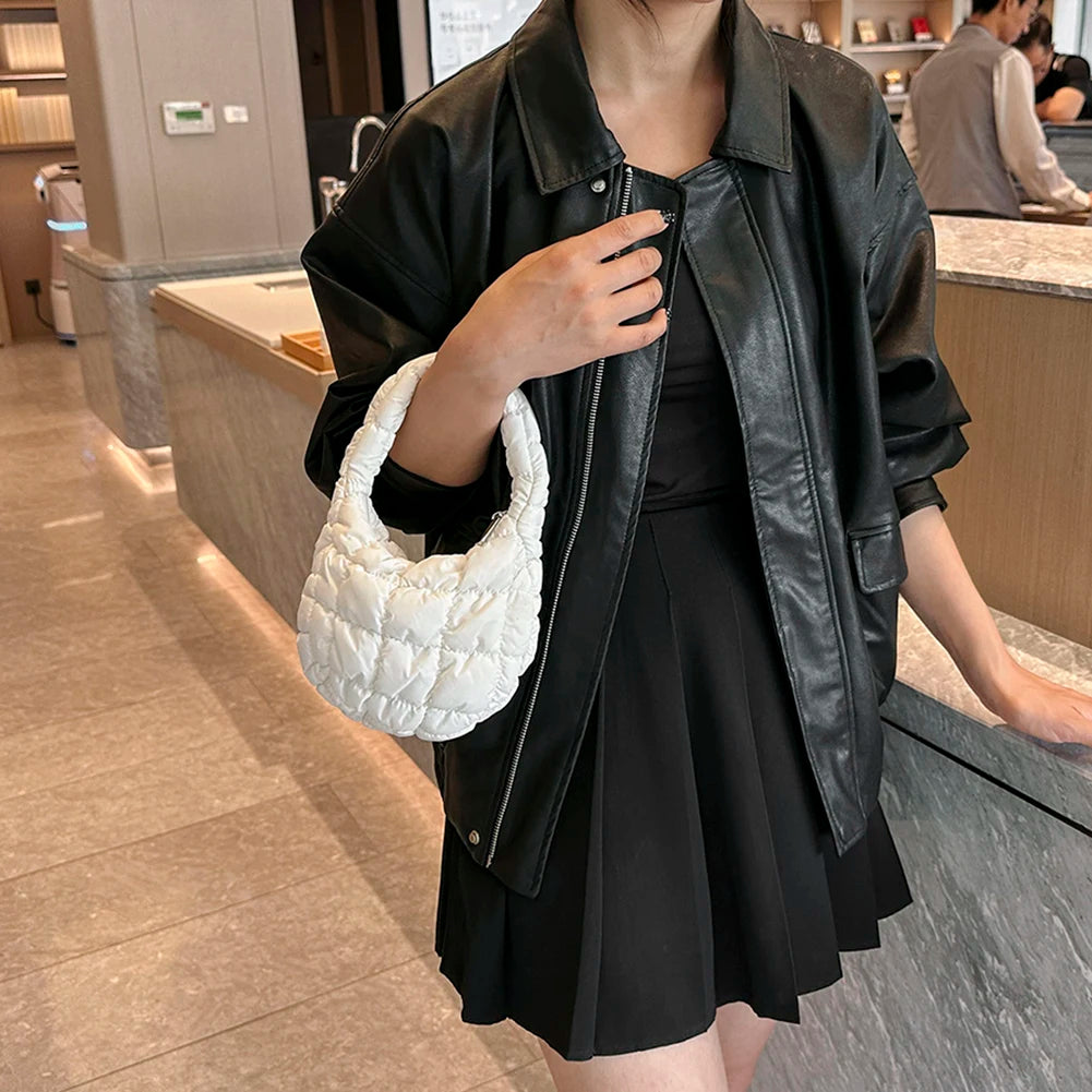 Quilted Padded Cloud Crossbody Bag
