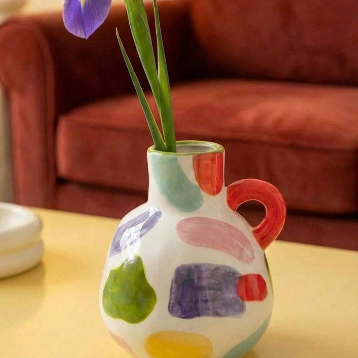 Modern Geometric Ceramic Vase