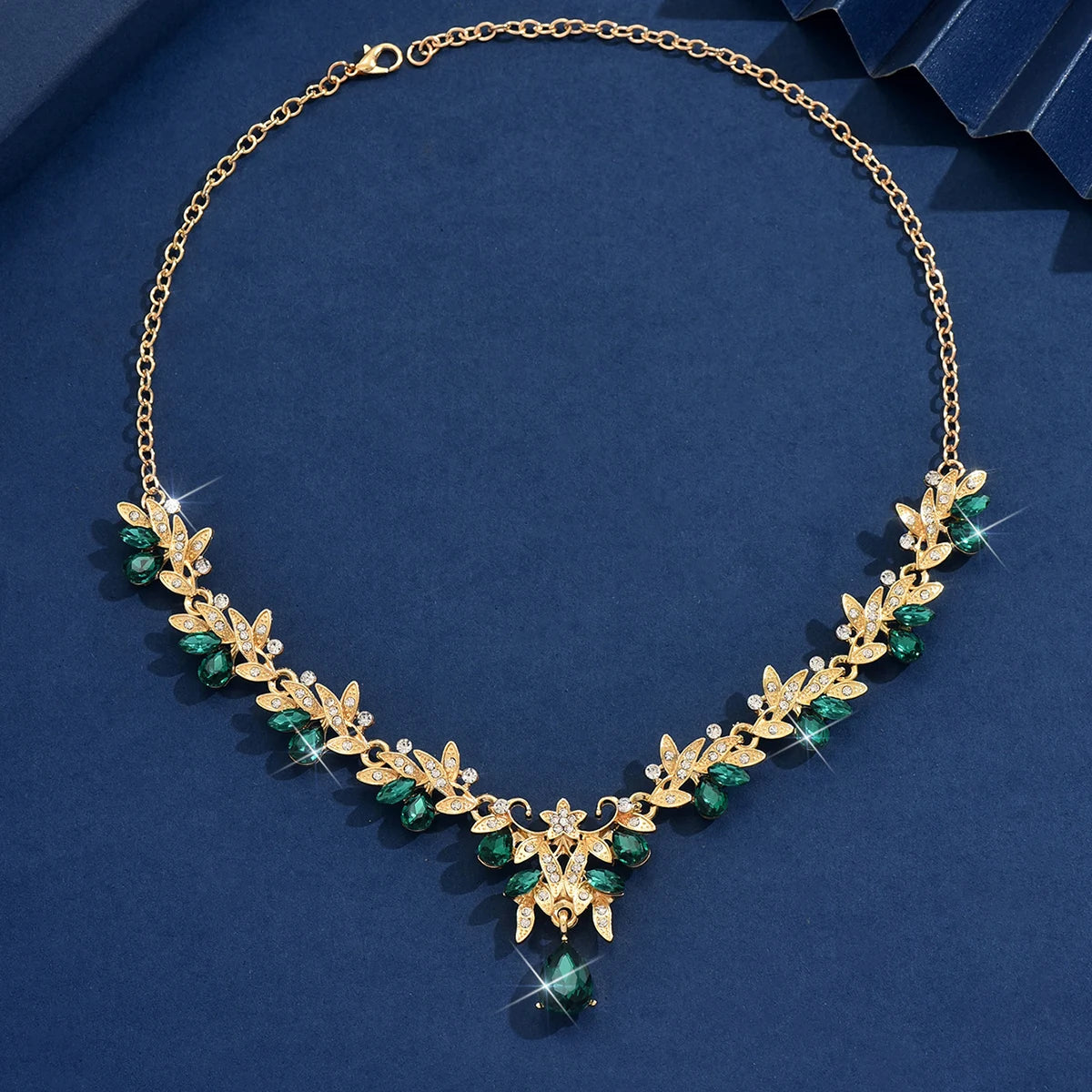 Zircon Water Drop Pendant Necklace